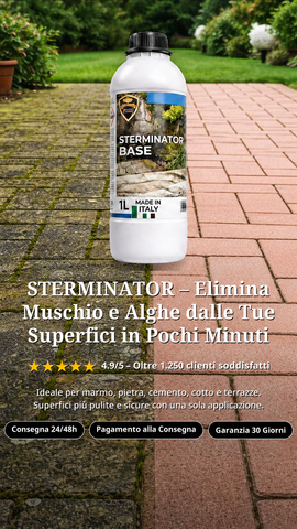 Kit Sterminator — Basta Spendere €200/€300 per Pulire le Superfici Esterne