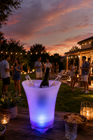 Secchiello LED 3 in 1 — Luci, Musica e Drink Ghiacciati