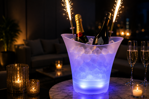 Secchiello LED 3 in 1 — Luci, Musica e Drink Ghiacciati